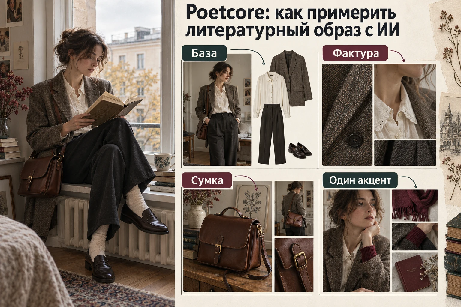 Объясняющая схема: Poetcore: как примерить литературный образ с ИИ